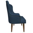 Ver imagem 3 de Cadeira Maju Suede Azul Royal com Tacha - Dominic Decor
