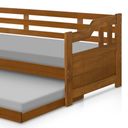 Ver imagem 3 de Sofá Cama Madeira Maciça AT6000 Castanho - Atraente Móveis