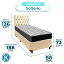 Ver imagem 3 de Kit Cama Box + Cabeceira + Colchão Solteiro D33 - Iso100 - Ortobom