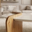 Ver imagem 5 de Mesa de Centro Tampo Off White 120x60cm e Pés Laminados Cinamomo Creta