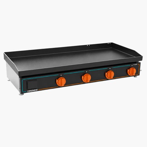 Chapa Bifeteira Profissional Deguste Luxo 6,35mm Gás 120cm C120N New - Venâncio 7842