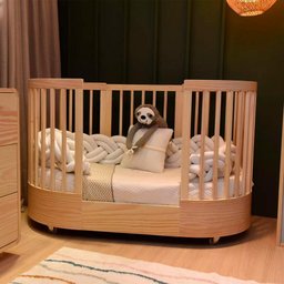 Quarto Bebê Completo Com Berço e Cômoda Coleção Wave Divicar - 3