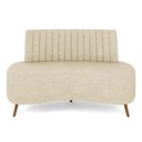 Ver imagem 6 de Sofá Living Decorativo 2 Lugares 1,60m Katara Bege Linho G33 - Gran Belo