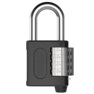 Cadeado de Zamac com Segredo Preto Fosco 40mm - 57504 - STAM