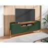 Rack para TV Brentford Verde Oliva Cedro - 6