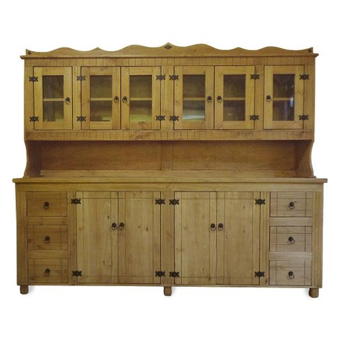 Armário de Cozinha 06 Portas Madeira Maciça