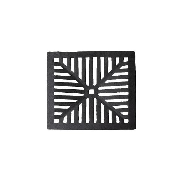 Ralo Grelha Ferro Fundido Captação Esgoto Escoamento 10X10Cm - 1