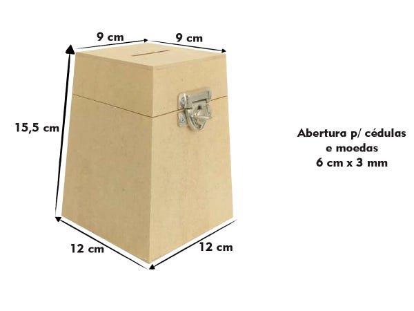 Urna P Cofre Caixa de Sugestão Sorteio - 2