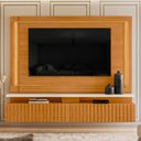 Ver imagem 2 de Estante Painel para Tv 75 Pol 216cm Mical Z10 Off/cinamomo - Mpozenato