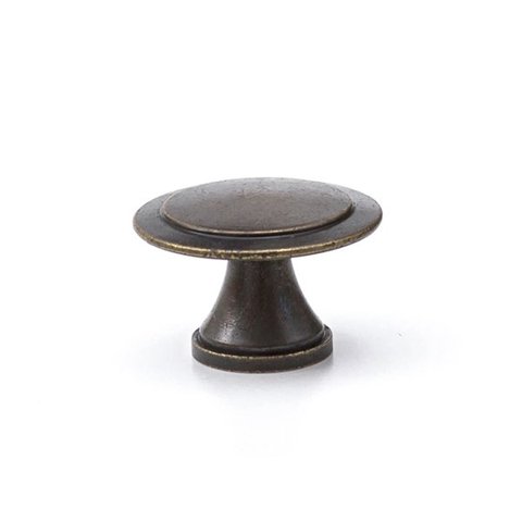 Puxador Redondo Flor em Metal para Móveis Porta Gaveta 8 Unid: Ouro Velho