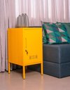 Ver imagem 1 de Armário de Aço Decorativo Multiuso C/ Chave Amarelo