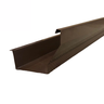 Kit 3,62 Metros Calha Beiral Galv. Marrom com Bico 75mm, Suportes e Tampas - 5