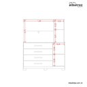 Ver imagem 4 de Cômoda Ilhabela com Espelho Albatroz