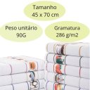 Ver imagem 2 de Pano de Copa Felpudo Atoalhado - Kit 10 Un - Branco