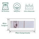 Ver imagem 4 de Pano de Copa Felpudo Atoalhado - Kit 10 Un - Branco