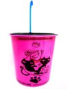 Ver imagem 1 de Bebedouro Plastico 1700 Ml Rosa torneira acrilico azul