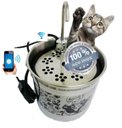 Ver imagem 1 de Bebedouro Gato Online Inox 1500 mL com Wifi e Filtro de Água Bivolt