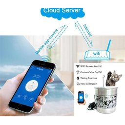 Bebedouro Gato Online para gatos Aluminio 1700 ml Bivolt com filtro e Wifi - 2