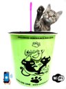 Ver imagem 1 de Bebedouro Plastico 1700 Ml Verde WIFI torneira acrilico rosa