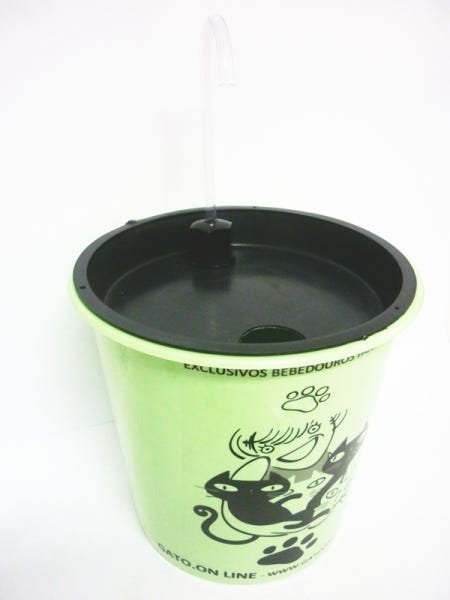 Bebedouro Plastico 1700 ml Verde WIFI torneira incolor - 2