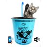 Bebedouro Plastico 1700 Ml Azul WIFI torneira rosa - 1