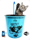 Ver imagem 1 de Bebedouro Plastico 1700 Ml Azul WIFI torneira rosa