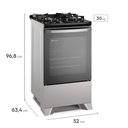 Ver imagem 3 de Fogão 4 Bocas Electrolux Efficient Fe4gs com Perfectcook Prata Bivolt