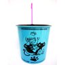 Bebedouro Plastico 1700 Ml Azul torneira acrilico rosa - 1