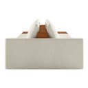 Ver imagem 2 de Sofá Ilha Modular Living com Puff 342cm Georgia K04 Bouclê Bege/caramelo - Mpozenato