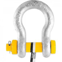 Manilha curva 7/8" com porca e cupilha Vonder PLUS - 3