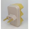 Pote 12 Adaptadores Tomada Plug Triplo 110v/220v - 110V/220V - 3