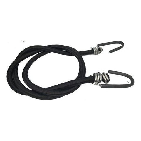 Kit 10 Elásticos Pretos Grossos 1,5m - Multi Uso, Estique - Preto