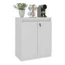 Ver imagem 1 de Aparador Buffet 60cm 2 Portas com Chave Multimóveis Cr50099 Branco
