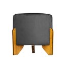 Ver imagem 1 de Puff Banqueta Thor Luxo Decorativo - Suede Cinza