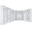 Ver imagem 5 de KIT CLOSET MODULAR MUNDI M301.2021.B MUNDI MOVEIS