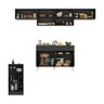 Armário de Cozinha Modulado com Bancada Veneza Multimóveis Mp2212 Preto/branco - 4