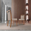 Ver imagem 2 de Conjunto com 2 Cadeiras Munique em Madeira Maciça para Sala de Jantar Moderna Mobília