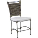 Ver imagem 6 de 6 Cadeiras Jk Fibra Sintética e Assento Impermeável - Trama Cappuccino