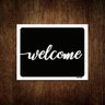 Kit 5 Placas Decorativa - Welcome - 1