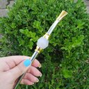 Ver imagem 4 de Bomba de Chimarrão Bojo Mil Furos Inox 25cm Pedra Ágata com Rosca Bortonaggio