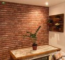 Ver imagem 2 de Papel Parede Decorativo Alltak Lavável Todos Modelos 60cmx5m - Tijolo Vermelho