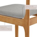 Ver imagem 5 de Conjunto de Mesa de Jantar Vitoria Tampo Laminado 120cm Barril 4 Cadeiras Bellini