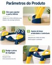 Ver imagem 2 de Assento Redutor Infantil para Vaso Sanitário com Escada Antiderrapante Rister Baby Azul