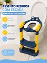 Ver imagem 3 de Assento Redutor Infantil para Vaso Sanitário com Escada Antiderrapante Rister Baby Azul