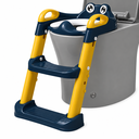 Ver imagem 1 de Assento Redutor Infantil para Vaso Sanitário com Escada Antiderrapante Rister Baby Azul