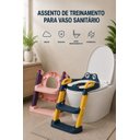 Ver imagem 4 de Assento Redutor Infantil para Vaso Sanitário com Escada Antiderrapante Rister Baby Azul
