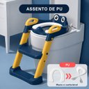 Ver imagem 7 de Assento Redutor Infantil para Vaso Sanitário com Escada Antiderrapante Rister Baby Azul