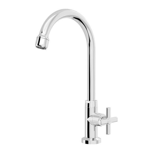 Torneira de Mesa para Cozinha Lume Cromado Blukit - 1