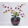 Arranjo Flores 4 Orquídeas Artificial Com Vaso - 1