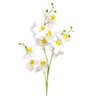 Galho Orquidea Cymbidium 10 Flores - Branca 86cm - 2